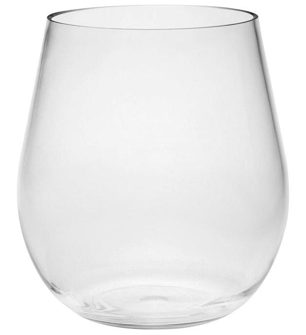 Vinglace Stemless Wine Glass Tumbler - White