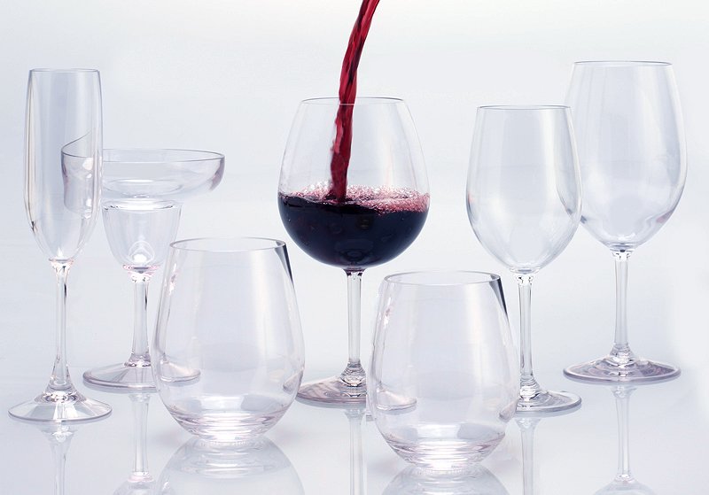 Non-Breakable Connoisseur Stem Wine Glasses