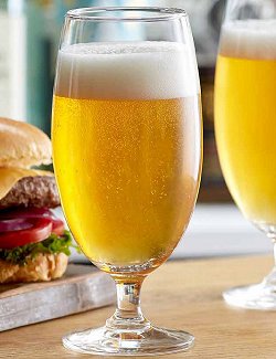 Footed Iced Tea/Pilsner 4-Pc. Acrylic Glass Set - Nautical Luxuries