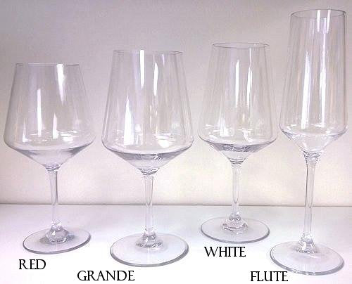 Large Square Wine Glasses Set of 4 Crystal,18oz Clear Cylinder 4Pack -18oz