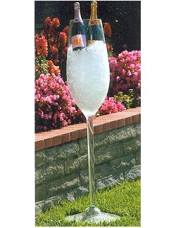 Grande Floor-Standing Champagne Flute Acrylic Ice Bucket - Nautical Luxuries