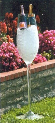 Grande Floor-Standing Champagne Flute Acrylic Ice Bucket - Nautical Luxuries