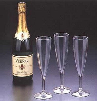 Classic Acrylic Champagne Flute Set - Nautical Luxuries