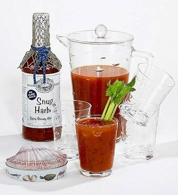School Of Fish Acrylic Pitcher & Beverage Glass Sets - Nautical Luxuries