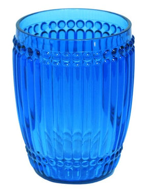 Cobalt Water Beads Polycarbonate Wine Glasses - Nautical Luxuries