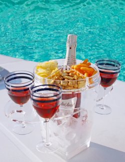 Acrylic Ice Bucket & Glass/Snacks Holder - Nautical Luxuries