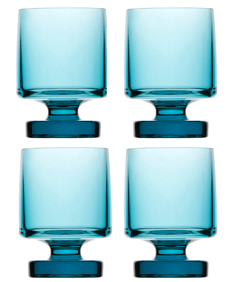 Island Passage Turquoise Acrylic Glasses - Nautical Luxuries