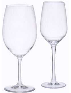 Delicato Clear Acrylic Glasses - Nautical Luxuries