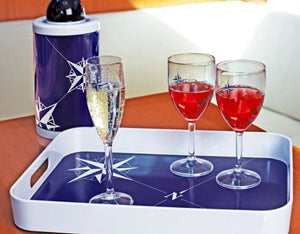 Northern Star Non-Breakable Rectangular Serving Tray - Nautical Luxuries