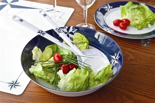 Northern Star Square Melamine Dinnerware - Nautical Luxuries