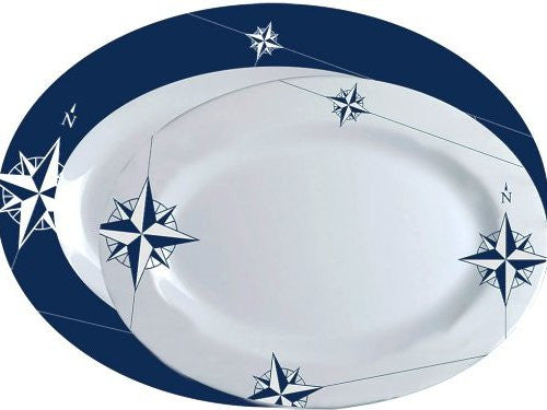 Northern Star Square Melamine Dinnerware - Nautical Luxuries