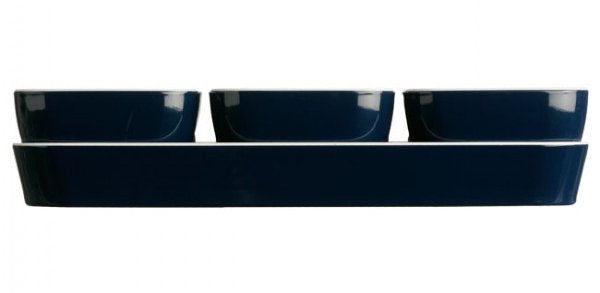 Non-Breakable 4-Pc. Snack Bowl/Tray Sets - Nautical Luxuries