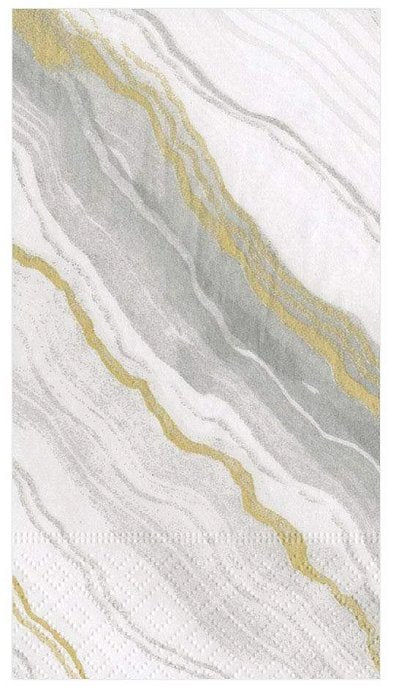 Luxury Disposables Guest Towels/Beach Marble - Nautical Luxuries