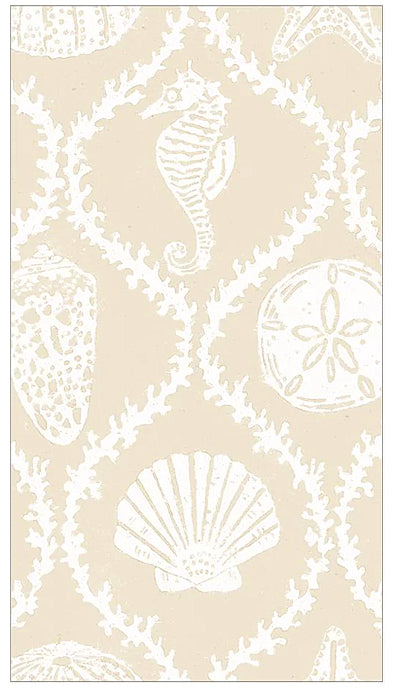 Luxury Disposables Guest Towels/Sandy Seychelles - Nautical Luxuries