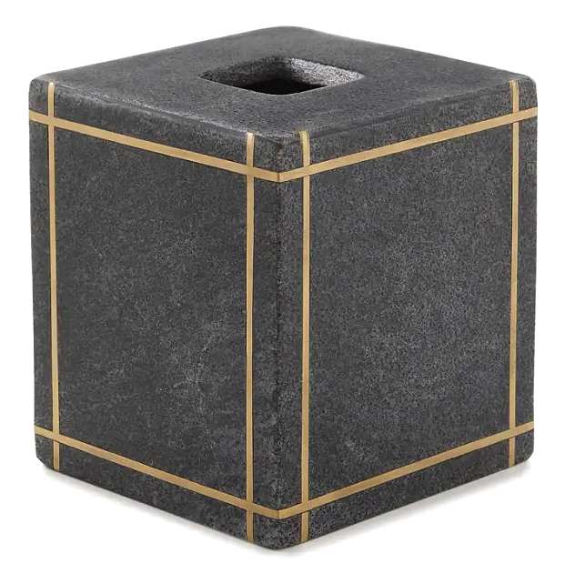 Black Marble Vintage Luxe Bath Accessories - Nautical Luxuries