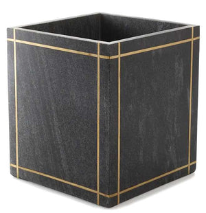 Black Marble Vintage Luxe Bath Accessories - Nautical Luxuries