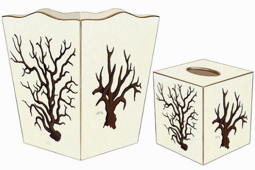 Branching Coral Decoupage Bath Sets - Nautical Luxuries