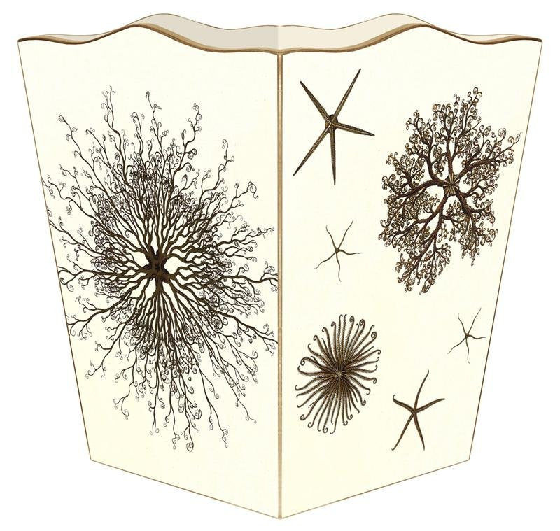 Sea Urchin & Starfish Decoupage 2-Pc. Bath Set - Nautical Luxuries