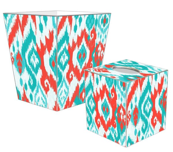Beach House Ikat Decoupage Bath Sets - Nautical Luxuries