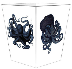 Indigo Octopus Decoupage Bath Set - Nautical Luxuries
