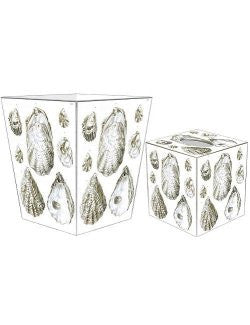 Oyster Elegance Decoupage Bath Set - Nautical Luxuries