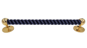 Nautiluxe Nautical Rope Closed End Towel Bars/Door Handles - Nautical Luxuries