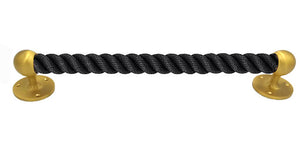 Nautiluxe Nautical Rope Closed End Towel Bars/Door Handles - Nautical Luxuries