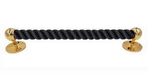 Nautiluxe Nautical Rope Closed End Towel Bars/Door Handles - Nautical Luxuries