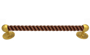 Nautiluxe Nautical Rope Closed End Towel Bars/Door Handles - Nautical Luxuries