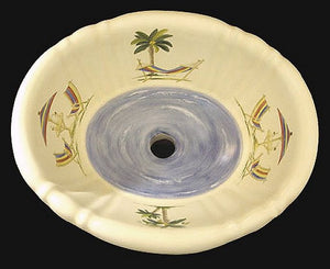 Beach Time Coastal Sink - Nautical Luxuries