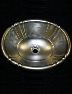 Palm Beach Platinum Elegant Coastal Sink - Nautical Luxuries