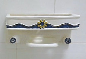 Castaways Hand-Painted Porcelain Bath Accessories - Nautical Luxuries