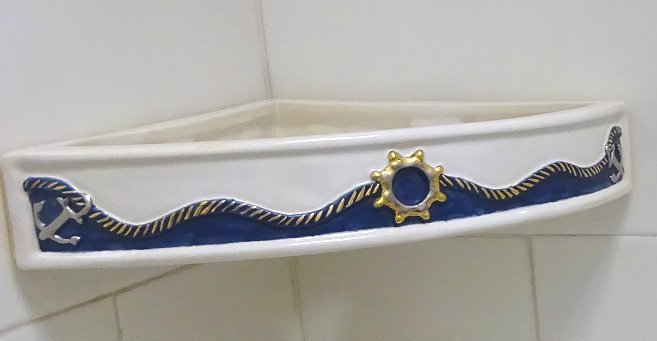 Castaways Hand-Painted Porcelain Bath Accessories - Nautical Luxuries