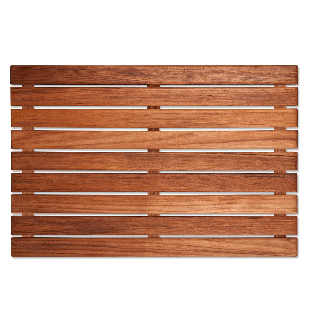 Classic Teak Slat Bath Mats - Nautical Luxuries