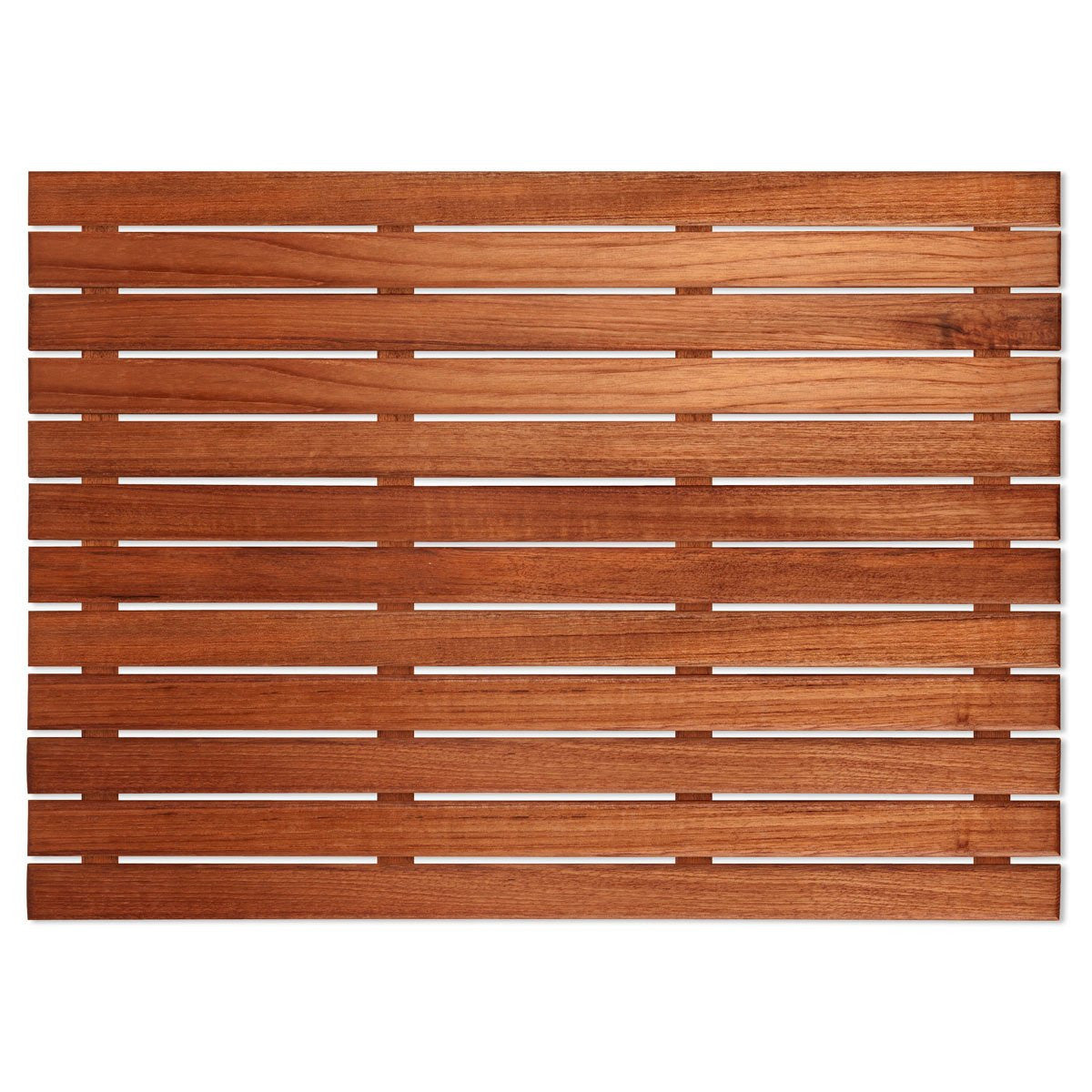 Classic Teak Slat Bath Mats - Nautical Luxuries