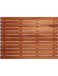 Classic Teak Slat Bath Mats - Nautical Luxuries