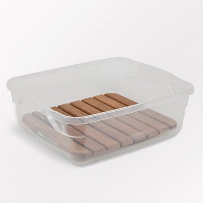 Teak Mini Travel Shower Mat - Nautical Luxuries