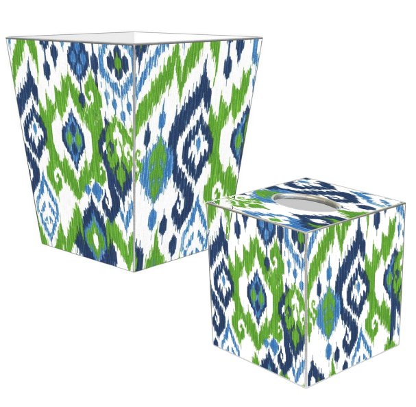 Beach House Ikat Decoupage Bath Sets - Nautical Luxuries