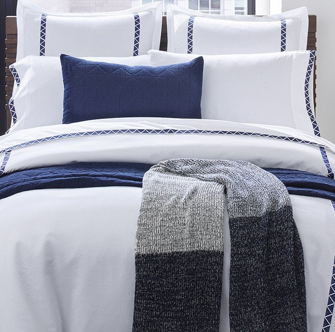 Indigo Angles Luxury Bedding Collection - Nautical Luxuries