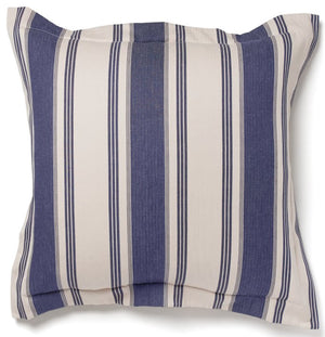 Hatteras Stripe Denim Blue Rustic Bedding Collection - Nautical Luxuries