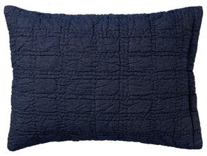 Hatteras Stripe Denim Blue Rustic Bedding Collection - Nautical Luxuries