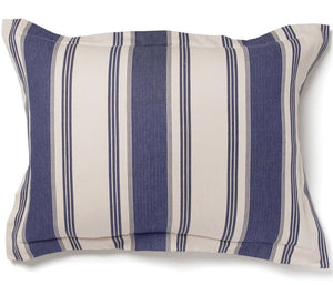 Hatteras Stripe Denim Blue Rustic Bedding Collection - Nautical Luxuries