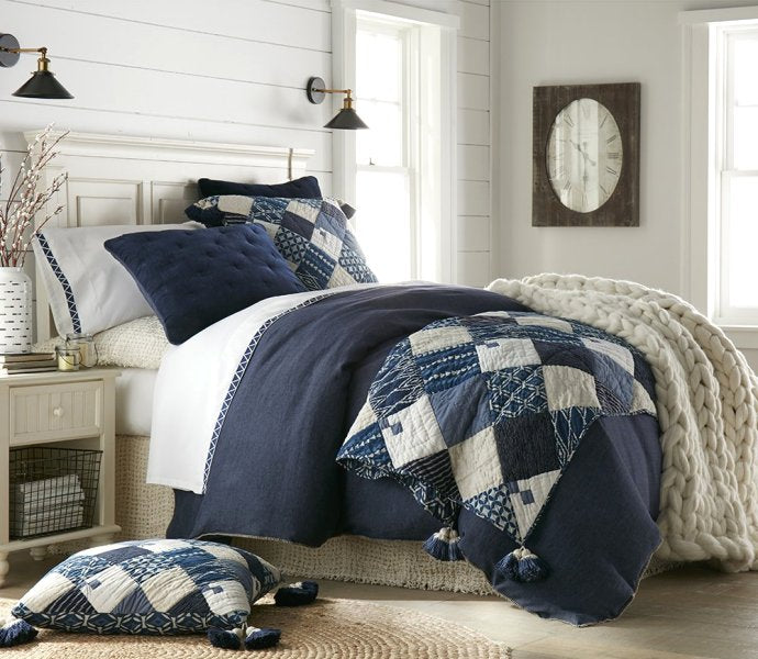 Winter Cottage Patchwork Bedding Collection - Nautical Luxuries
