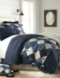 Winter Cottage Patchwork Bedding Collection - Nautical Luxuries