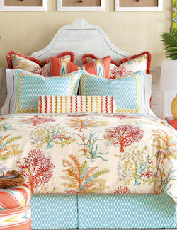 Tropical Turquoise Reef Bedding Collection - Nautical Luxuries