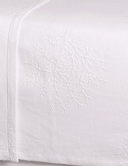 White Coral Beach House Matelassé Bedding - Nautical Luxuries