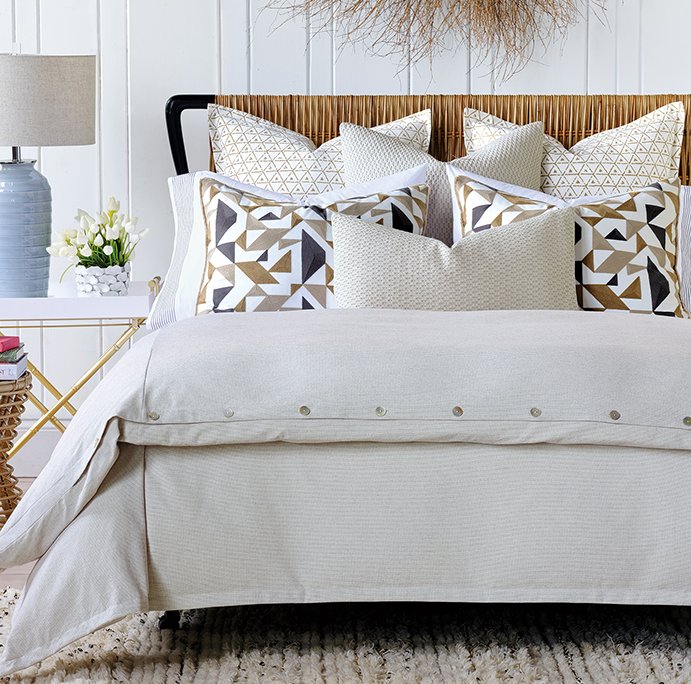 Cape Cod Geometrics Luxury Bedding - Nautical Luxuries