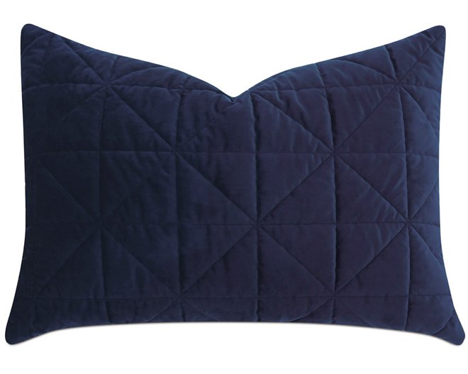 Urban Indigo Quilted Velvet Bedding Collection - Nautical Luxuries