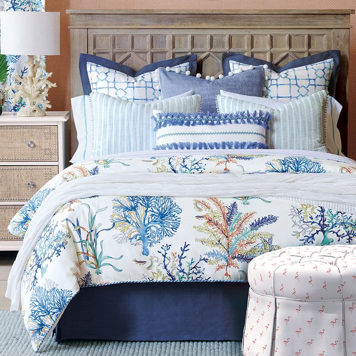 Blue Coral Luxury Bedding Collection