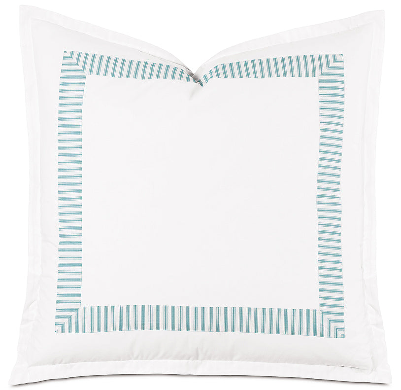 Vintage Beach Sea Ticking Stripe Luxury Coastal Bedding - Nautical Luxuries